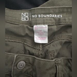 No Bo high rise skinny cargo. Size 15